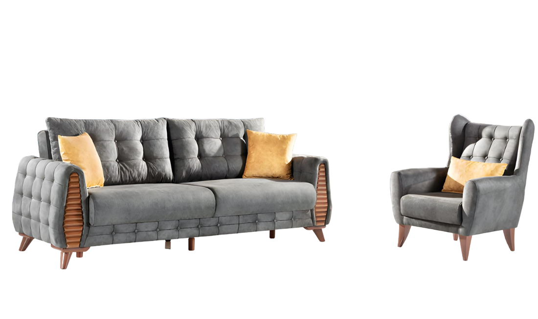 Sofagarnitur 3+1 Sitzer Set Design Sofa Polster Couchen Couch Modern Luxus Neu