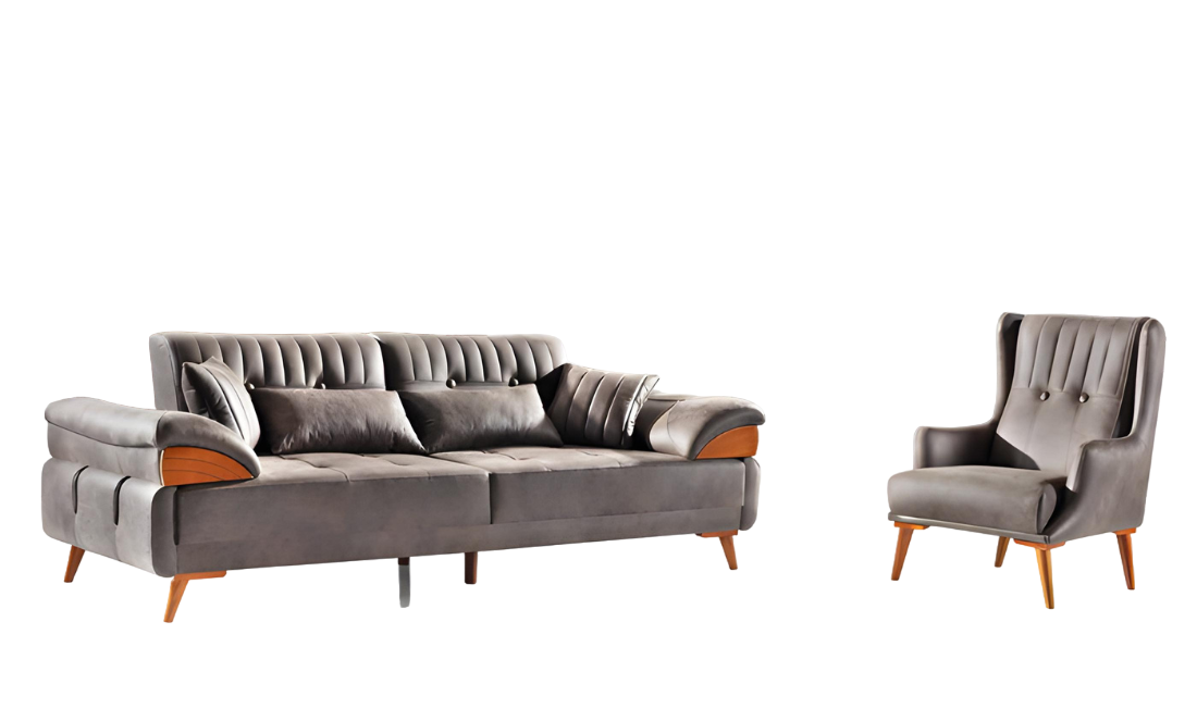 Sofagarnitur Sitzgruppe Wohnlandschaft Polstergarnitur Sofa Couchgarnitur Set 31