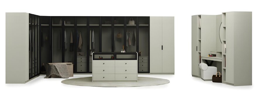 Schlafzimmer Begehbarer Kleiderschrank Moderner Schrank xxl schränke
