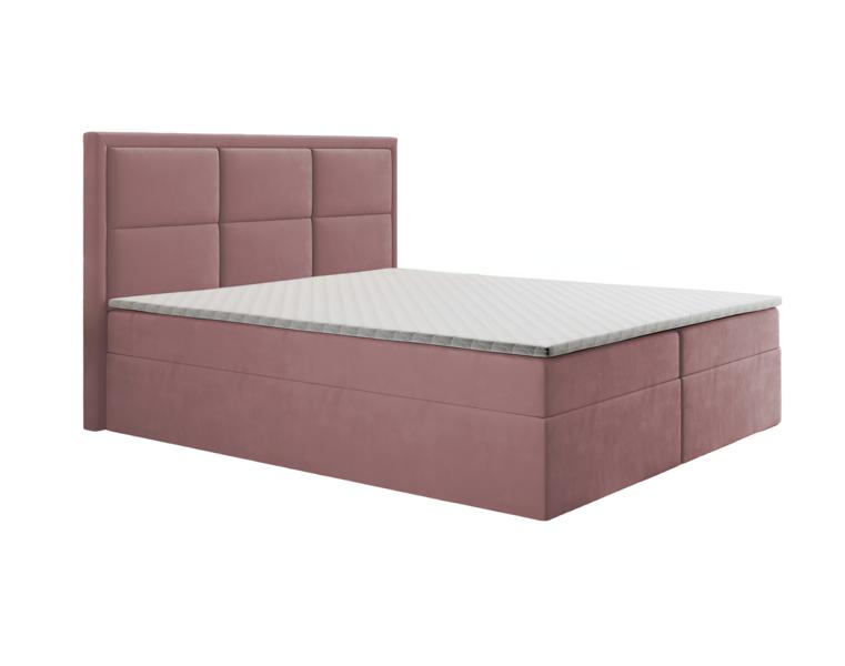 Modernes Polsterbett Bett Betten Ehebett Bettgestell Doppelbett 160x200 Rosa