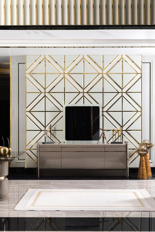 Modern Möbel Hochwertig Sideboard Beige Tisch Stil Design Sideboard Luxuriöse