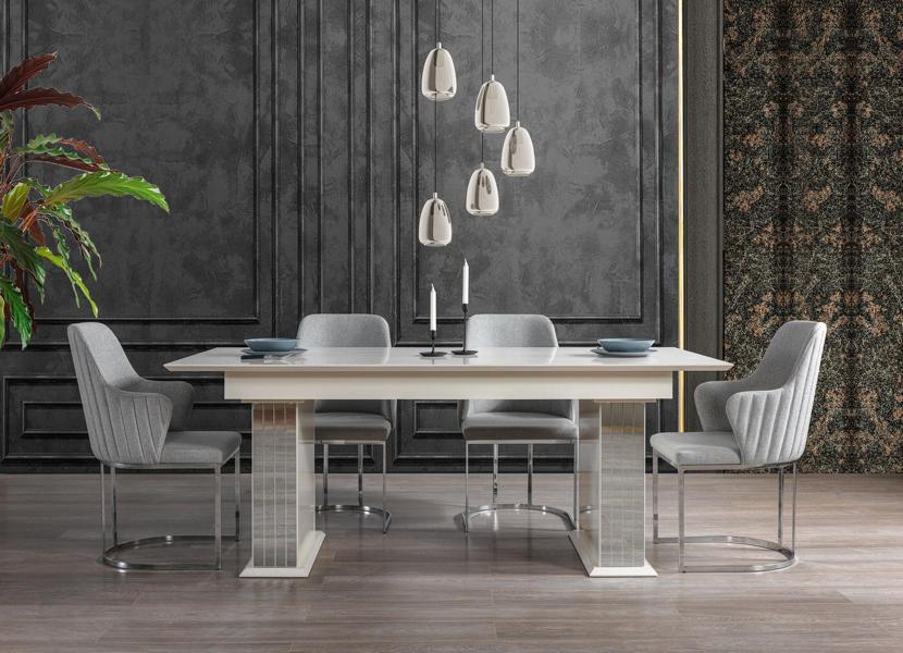 Hochwertig Set Esszimmertisch Esstisch 4х Stühle Esszimmergruppe Essgruppe Tisch