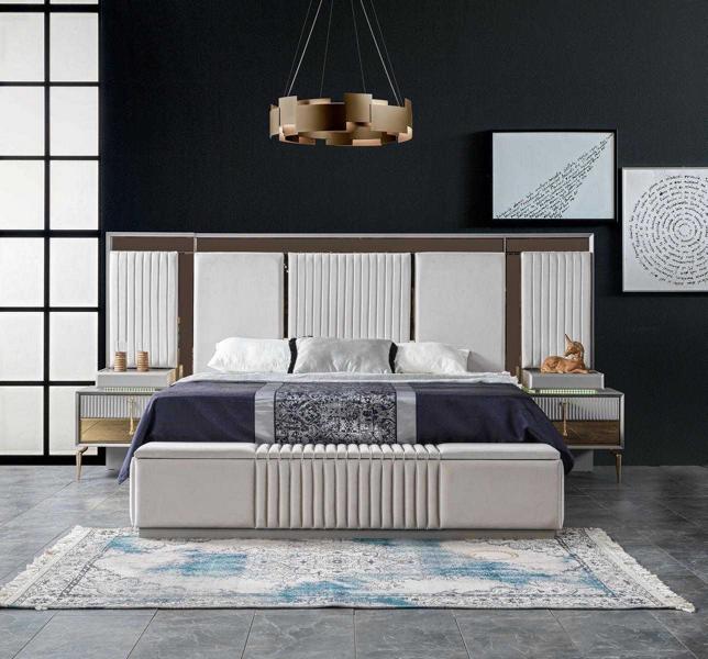 Designer Schlafzimmer Komplettset Schlafzimmermöbel Komplettangebot Set 3tlg.