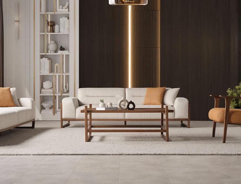 Sofa 3 Sitzer Modern Hochwertig Beige Hochwertig Polster Sofas Design Textil