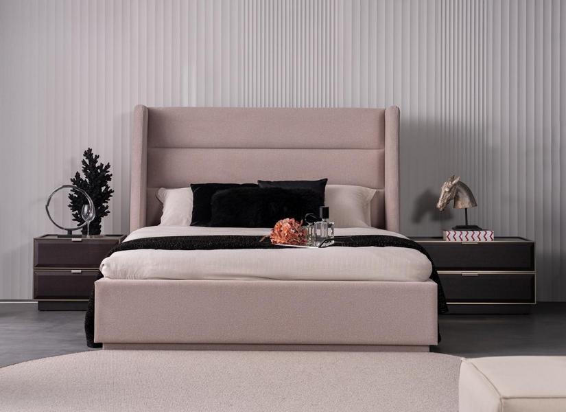 Schlafzimmer Komplett 3tlg. Set Bett Nachttische Schlafzimmergarnitur