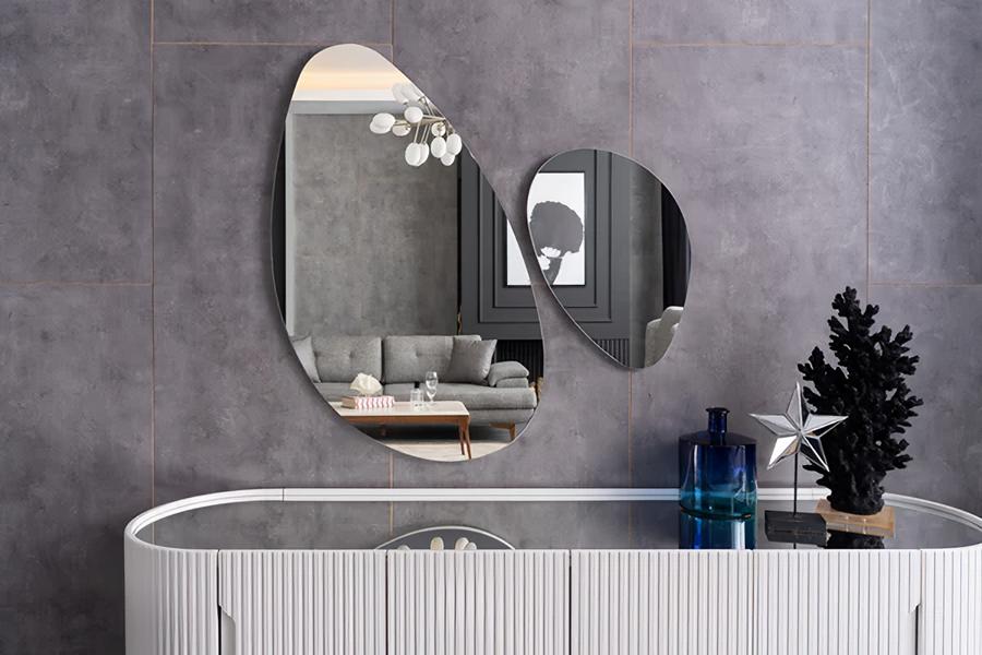 Wandspiegel Spiegele Dekospiegel Set Badspiegel Dekoratives Industrial