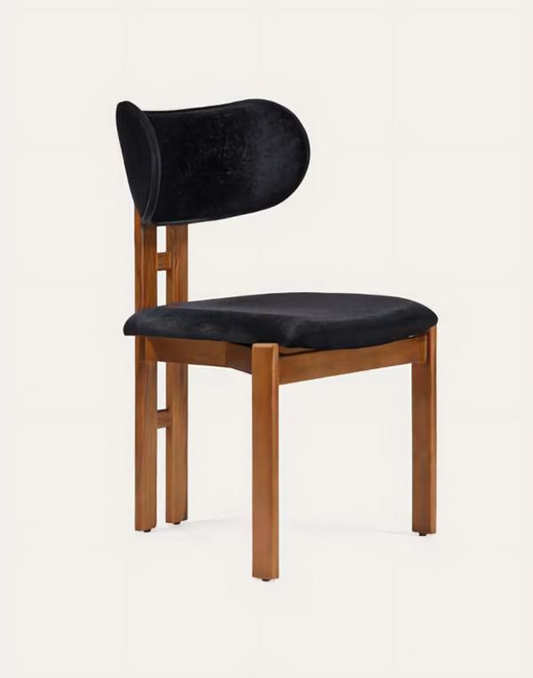 Elegantes Design Hochwertige Materialien Ergonomischer Sitz Braune Beine