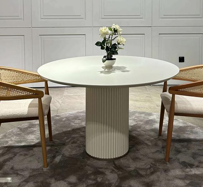 Luxustisch Esstisch Schwarz rechteckige Holztischplatte Moderne Möbel