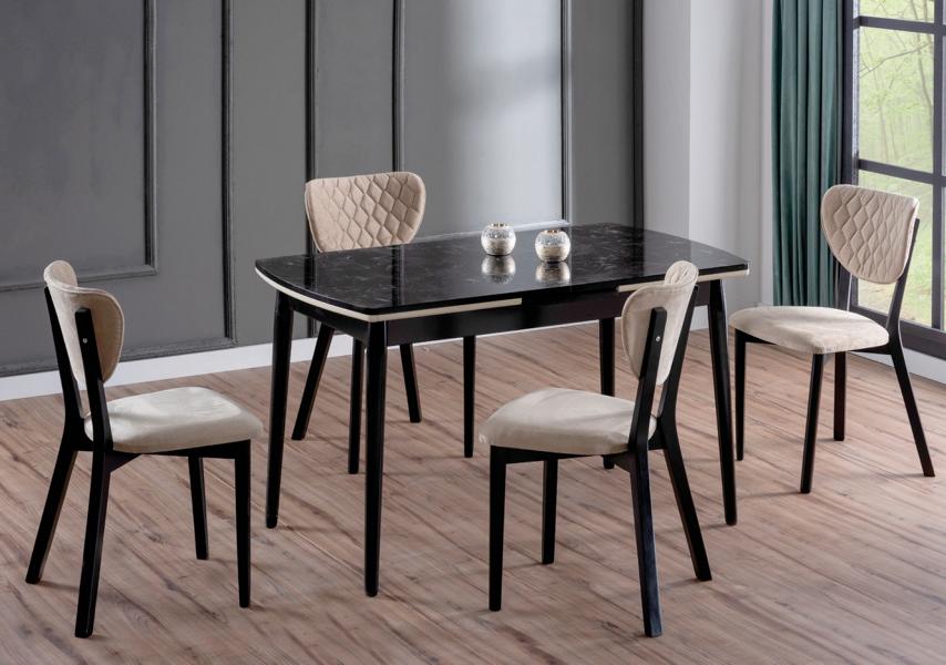 Hochwertig Komplett Esstisch 4х Stühle Luxus Esszimmer Einrichtung Design Luxus