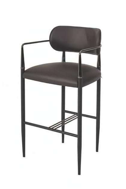 Lehnstuhl Stuhl Polsterstuhl Moderne Design Textil Braun Esszimmer Luxus Möbel