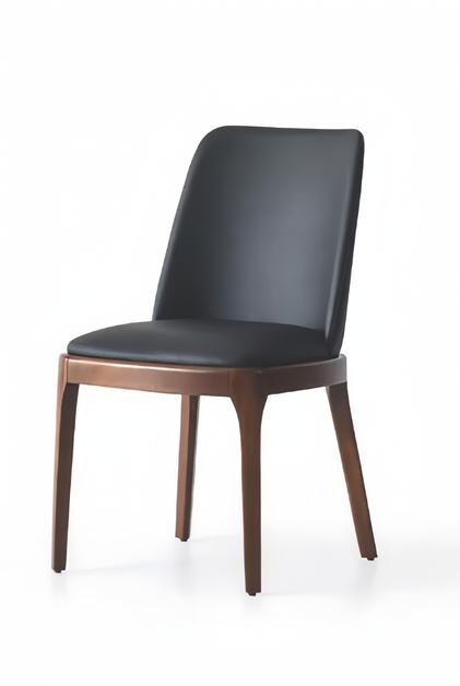 Lehnstuhl Stuhl Moderne Polsterstuhl Design Schwarz Armlehne Esszimmer Möbel