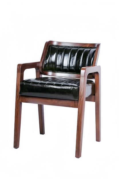 Moderne Polsterstuhl Design Schwarz Armlehne Esszimmer Luxus Stuhl Lehnstuhl