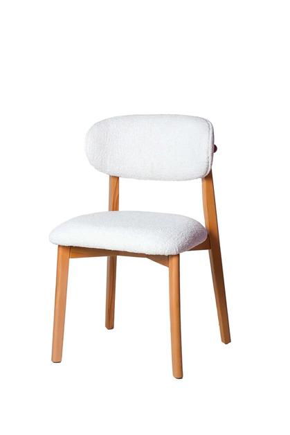 Lehnstuhl Stuhl Esszimmer Moderne Design Textil Weiß Armlehne Polsterstuhl Luxus