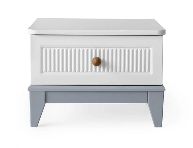 Nachttisch Kindernachttisch Nachtkonsole Kinderzimmer Holz Weiß Tisch Neu