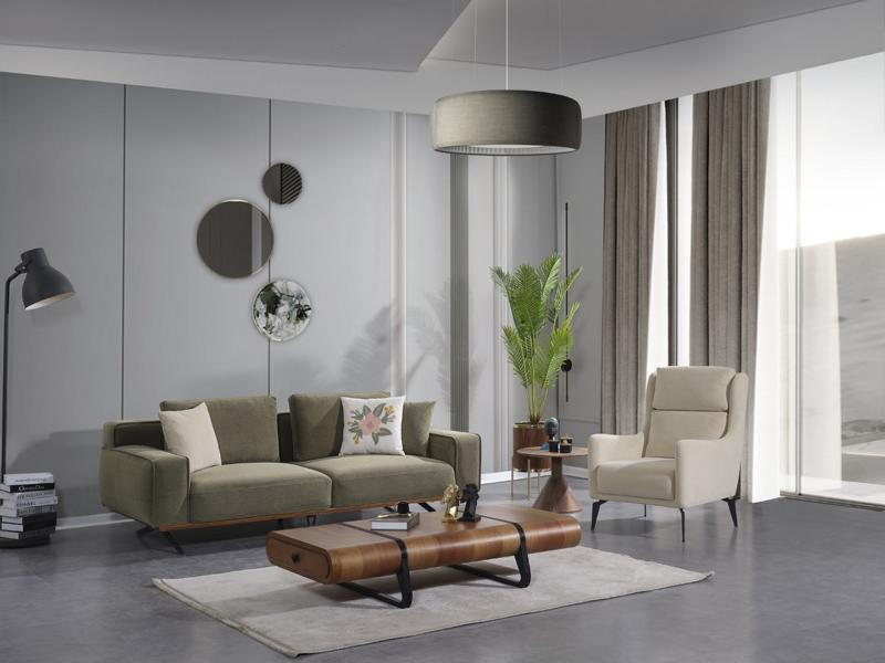 Loungegarnitur Wohnzimmergarnitur Wohnlandschaft Set Sofa Couch Möbel 3+1