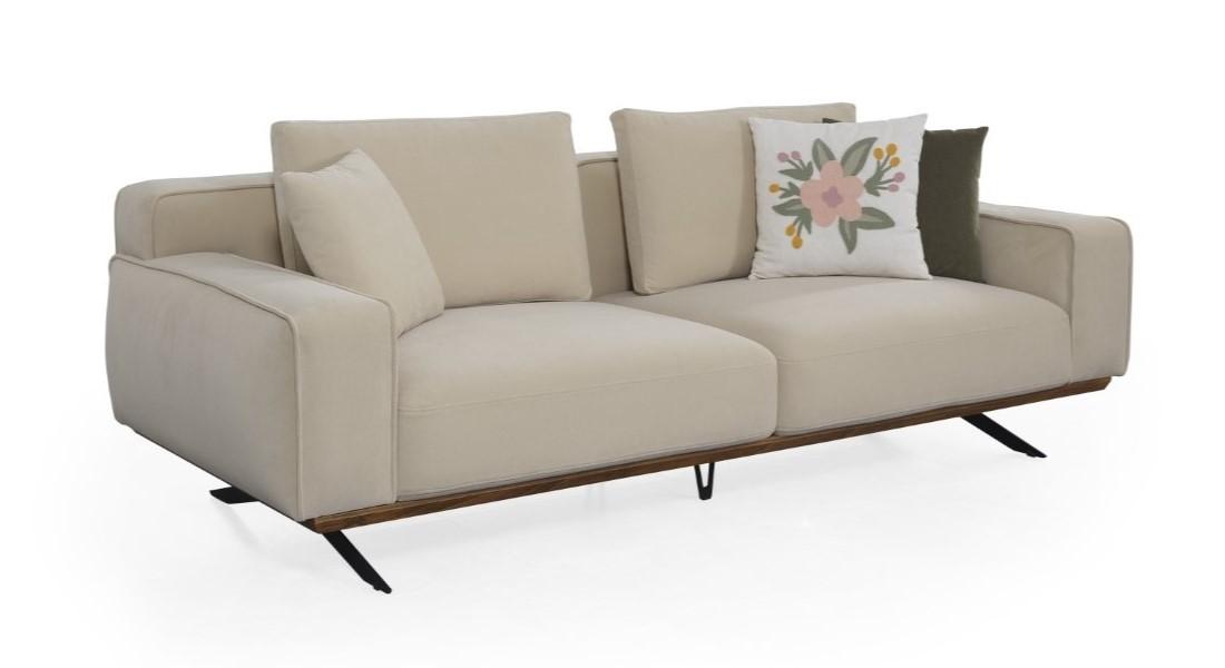Dreisitzer Couch Sofa Polster Möbel Polstermöbel Sofas Möbel Couchen 230cm