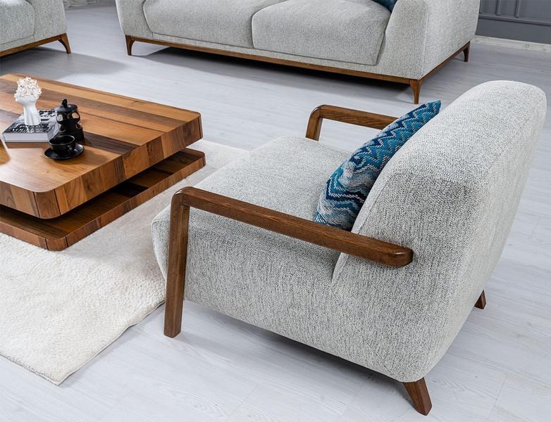 Sessel Einrichtung Polster Einsitzer Lounge Club Sitz Möbel Stoff Couchen