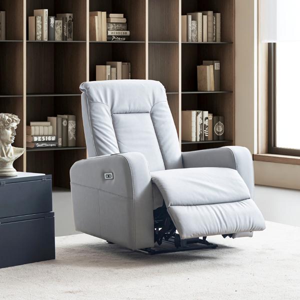 Exklusiver Weißer Sessel Wohnzimmer 1-Sitzer Textil Möbel Modernes Design Neu