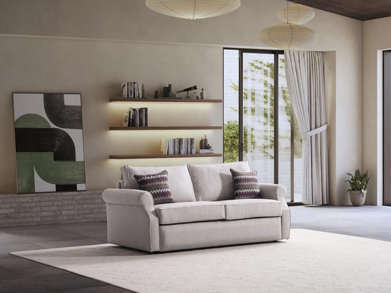 Schlafcouch Schlafsofa Bettfunktion 2 Sitzer Büro Wohnzimmer Couch Sofa Polster