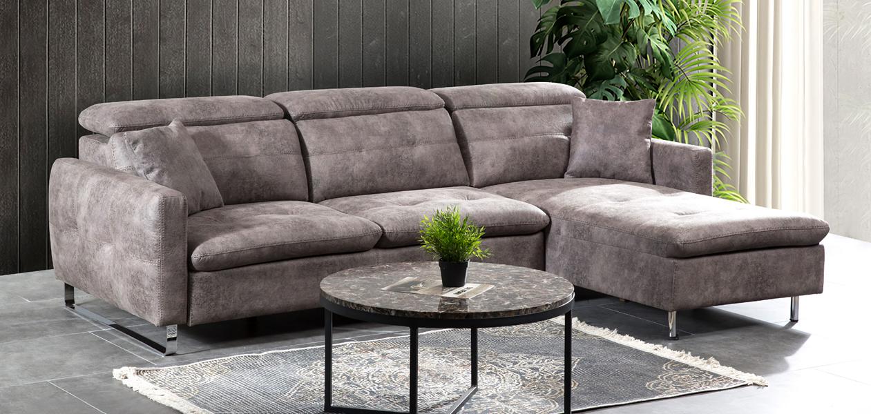Wohnlandschaft Eckcouch Polsterecke Ecklounge Ecksofa Design Sofa Couch 270x180