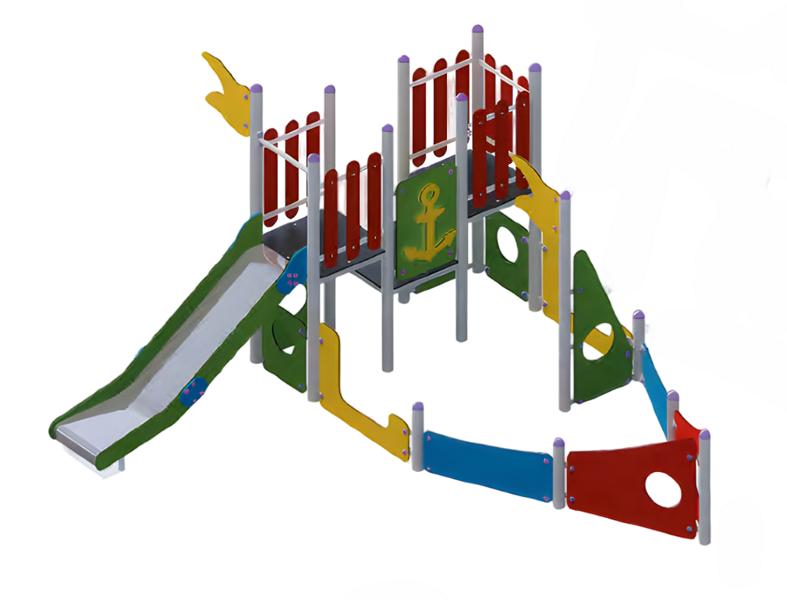 Spielplatz Piratenboote Bewegungspark Freizeitplatz Spielzeugboote Kinderpark