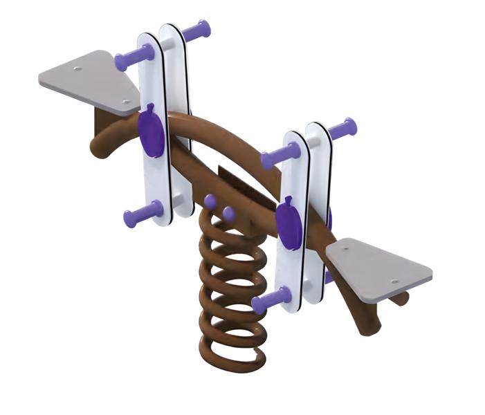 Doppelte Schaukelwippe Wippgerät Wippe Schwingwippe Spielplatz Wippen