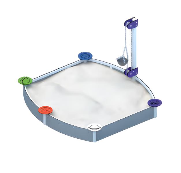 Sandkasten Kletterpark Kinderspielplatz Spielgelände Spielbereich Aktivplatz