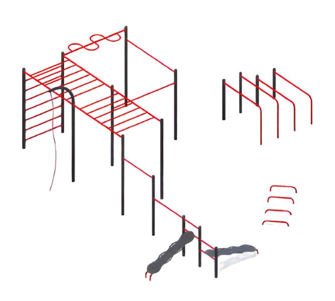 Klimmzugstangen StraßensportgeräteTurngeräte Hangelgeräte Fitnessstationen