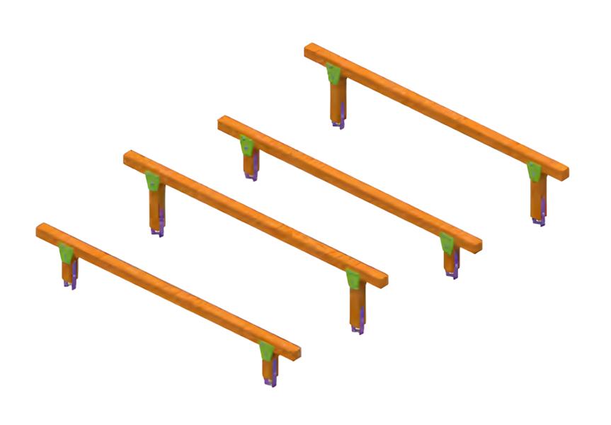 Balancierbalken Schwebebalken Gleichgewichtsbalken Übungsbalken Balanceweg
