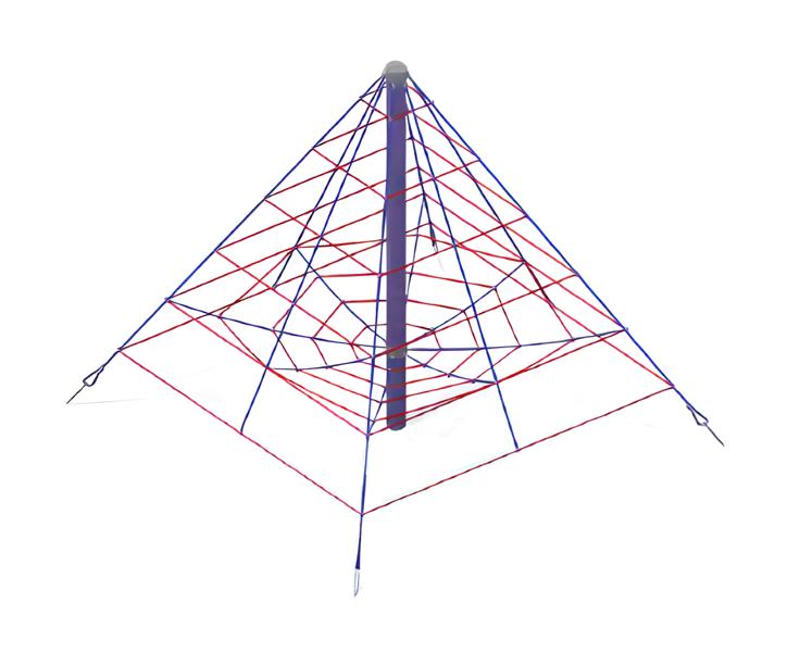 Kletterkegel Abenteuerseilbahn Schwebeseilkletterer Hindernisseilkletterer