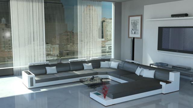 LEDER SOFA GARNITUR ECKSOFA LEDERCOUCH COUCH GARNITUR *FARBWAHL* WOHNLANDSCHAFT
