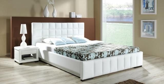 Doppelbett Lederbett Betten Bett Leder Polster Schlafzimmer Ehe Neu KALIPSOH