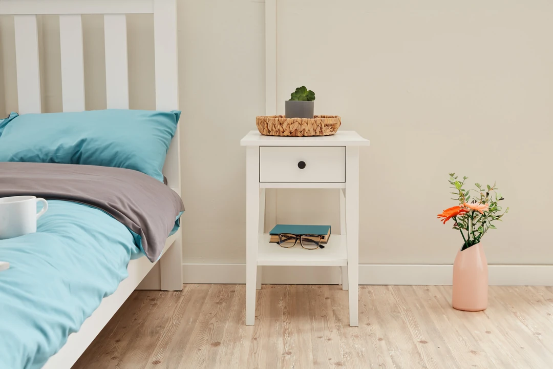 Modern Schlafzimmer Nachttisch Holzmöbel Design Luxus Einrichtung