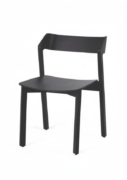 Polsterstuhl Moderne Design Textil Stuhl Schwarz Esszimmer Luxus Möbel