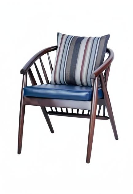 Esszimmer Polsterstuhl Moderne Design Textil Stuhl Mehrfarbig Luxus Möbel Blau