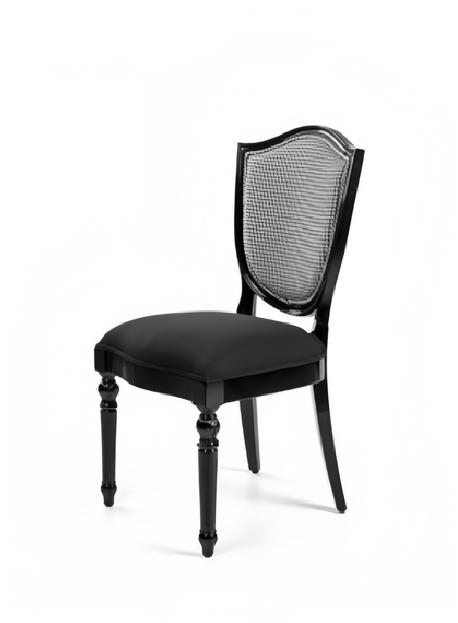 Polsterstuhl Moderne Design Textil Stuhl Schwarz Esszimmer Luxus Möbel