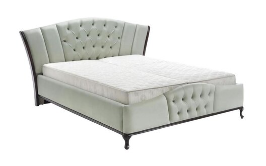 Bett Chesterfield Doppelbett Komfortbett Schlafstelle Komfortdoppelbett