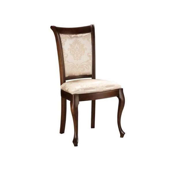 Stuhl Designstuhl Holzstuhl Braun Sitzmöbel Polsterstuhl Küchenstuhl