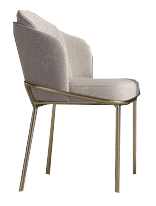 Esszimmer Stuhl Luxus Holz Lehnstuhl Einrichtung Sitzpolster Polster Textil