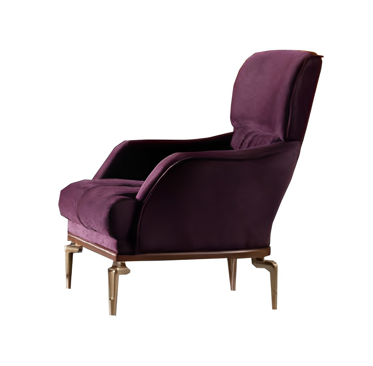 Sessel 1 Sitzer Textil Moderne Design Polster Luxus Relax Wohnzimmer