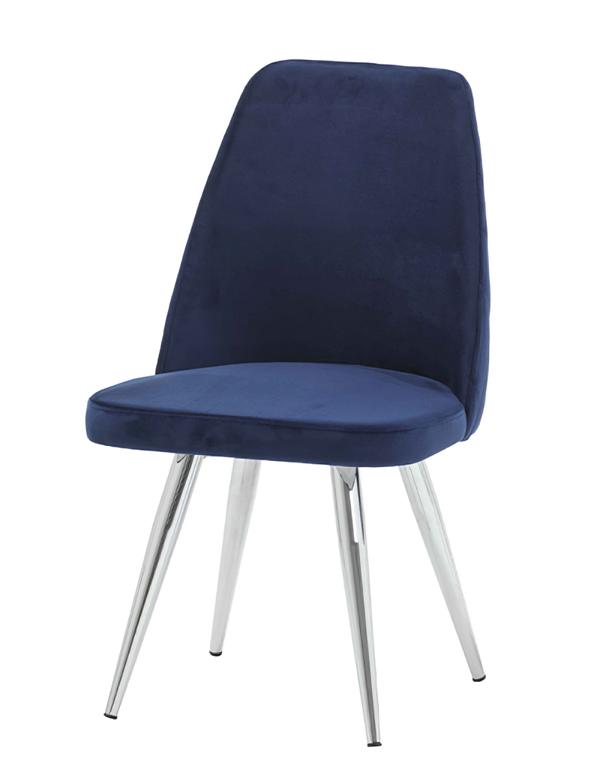 Luxus Esszimmer Stuhl Blau Stuhl Sessel Sitzer 1 Sitz Clubsessel Esszimmer
