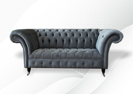 Zweisitzer Ledersofa Wohnzimmer Designer Couchen Polster Sofa Sofas 2 Sitzer Neu