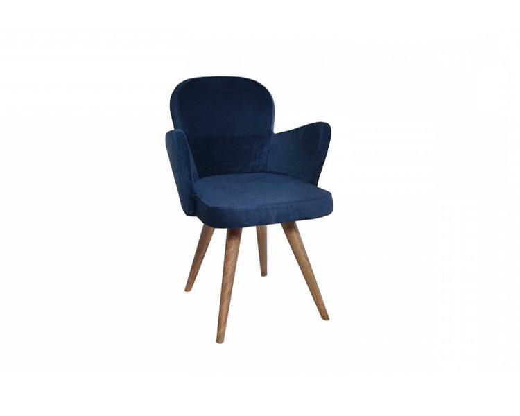 Moderne Küchenstuhl Holzstuhl Stuhl Tresenstuhl Esszimmerstuhl Blau