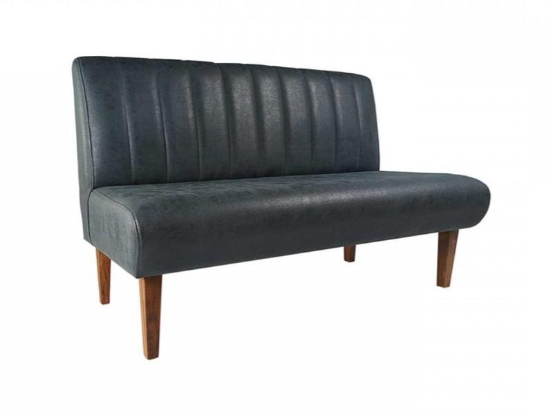 Modern Sofa 2 Sitzer Doppelsofa Polstersofa Couch Kunstleder Wohnzimmer