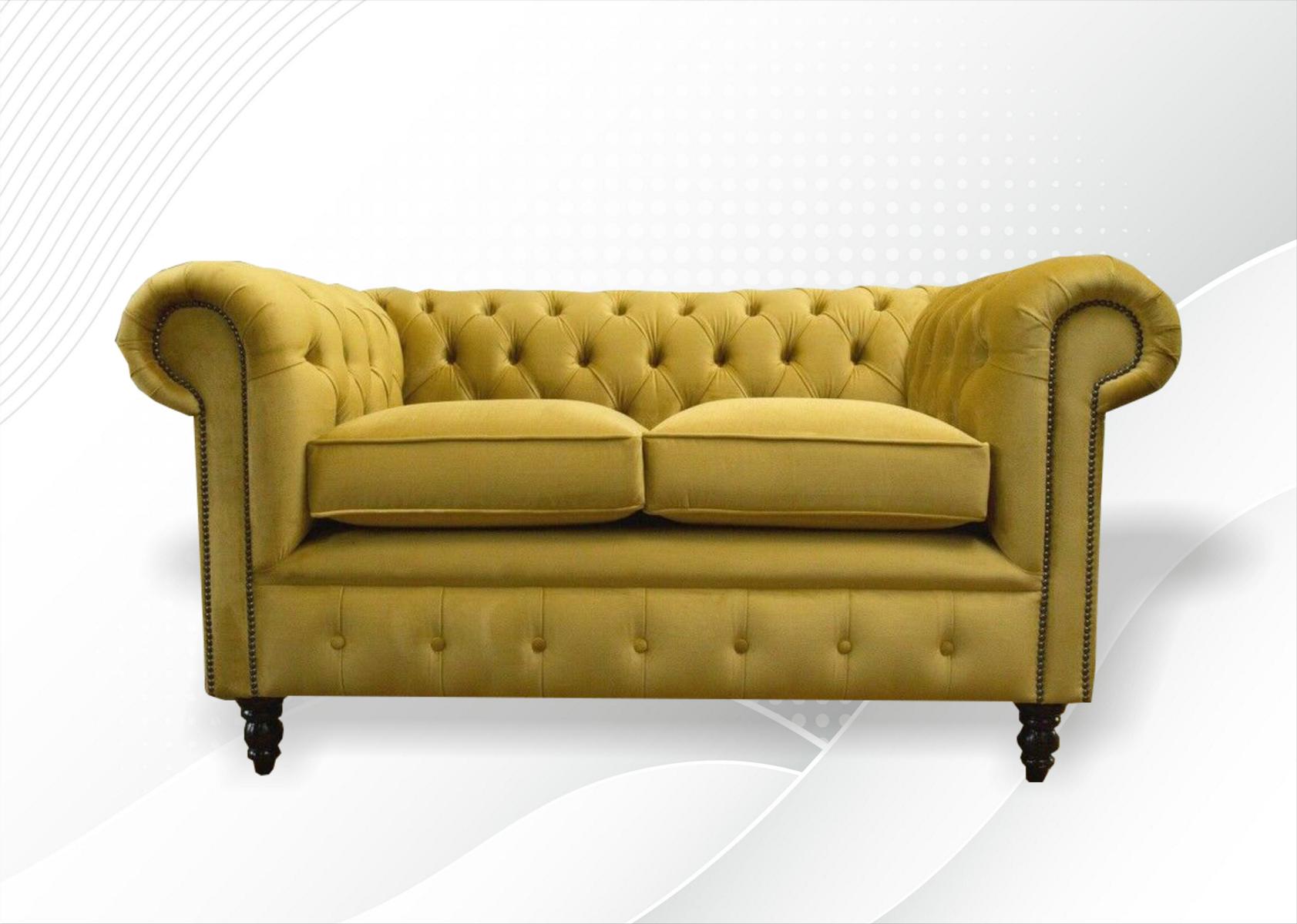 Sofa 2 Sitzer Design Sofas Polster Couchen Leder Relax Chesterfield Sitz Möbel