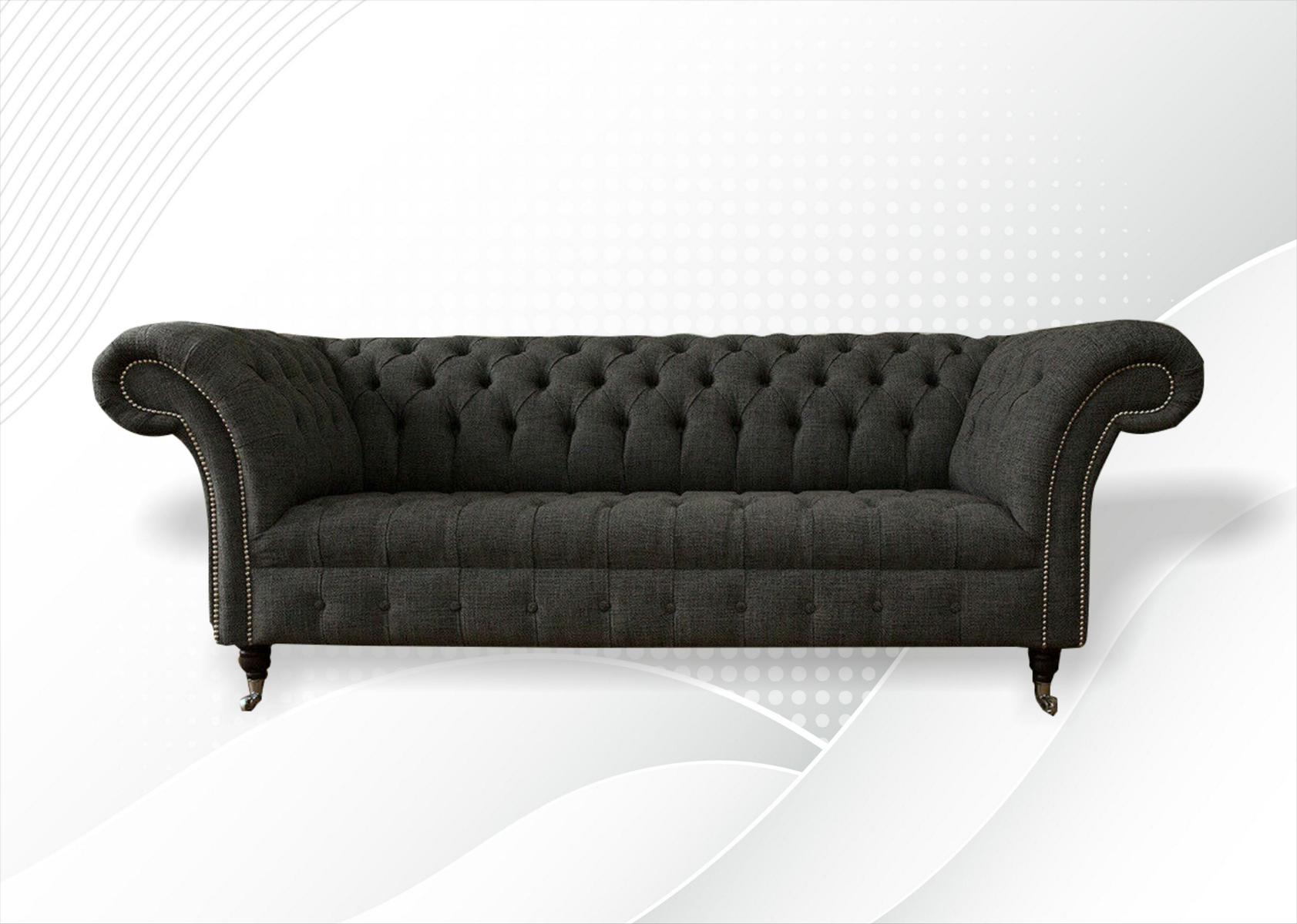Desig Sofa 3 Sitzer Leder Sofas Couch Polster Garnitur Moderner Dreisitzer Möbel