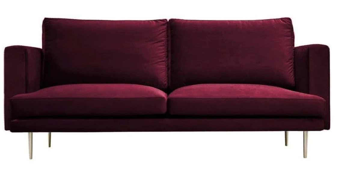 Dreisitzer Sofa Stoff Wohnzimmer Design Couchen Polster Sofas Italienische Möbel