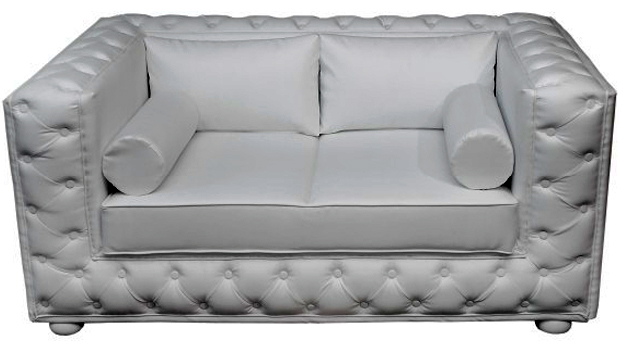 Chesterfield Couch Sofa Garnitur 3 Sitzer Polster Leder Sofas Couchen Neu A922