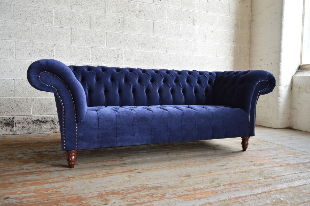 Chesterfield 3 Sitzer XXL Polster Sitz Couch Sofa Garnitur Big Couchen 2016-46 !