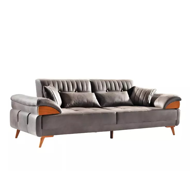 Sofa 3 Sitzer Ledersofa Couch Wohnlandschaft Garnitur Design Modern Sitz